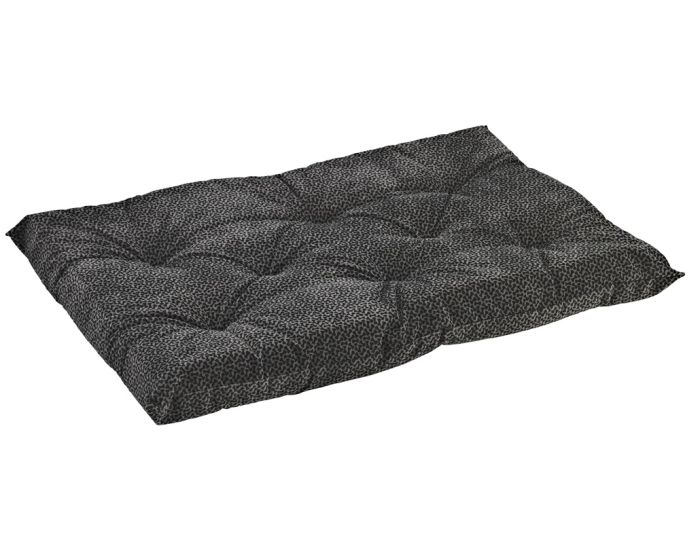 Tufted Cushion Pewter Bones