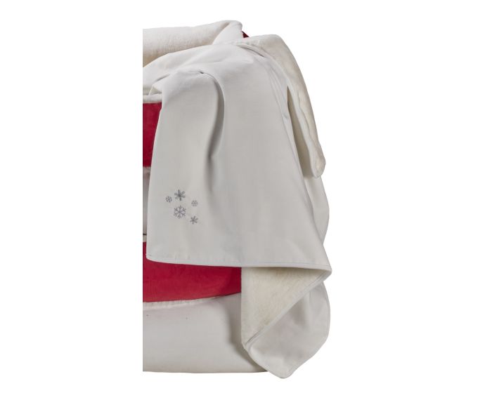 Plush Throw Blanket Snowflake Holiday