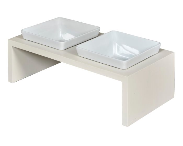 Fresco Double Wood Feeder Lunar