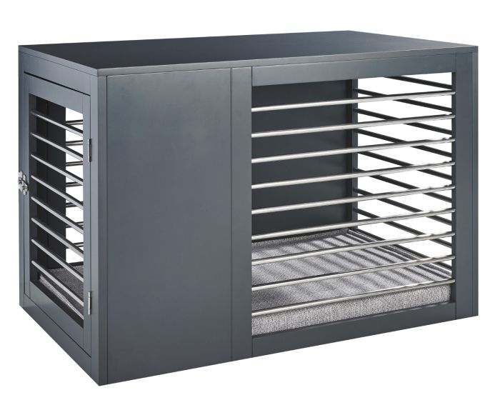 Moderno Dog Crate Grey