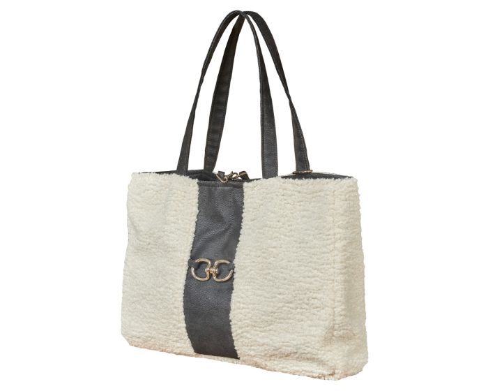 Bowsers Carry-All - Ivory Sheepskin