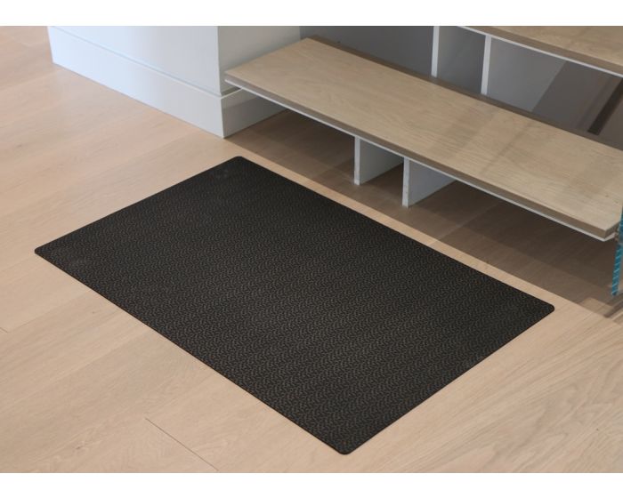 Sit & Stay Mat (23x36) - Pewter Bones BACKORDERED