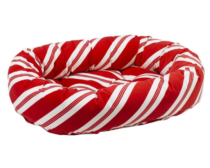 Donut Bed Peppermint Stripe