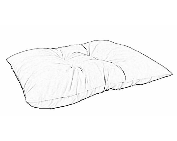 Double Donut Tufted Cushion Insert